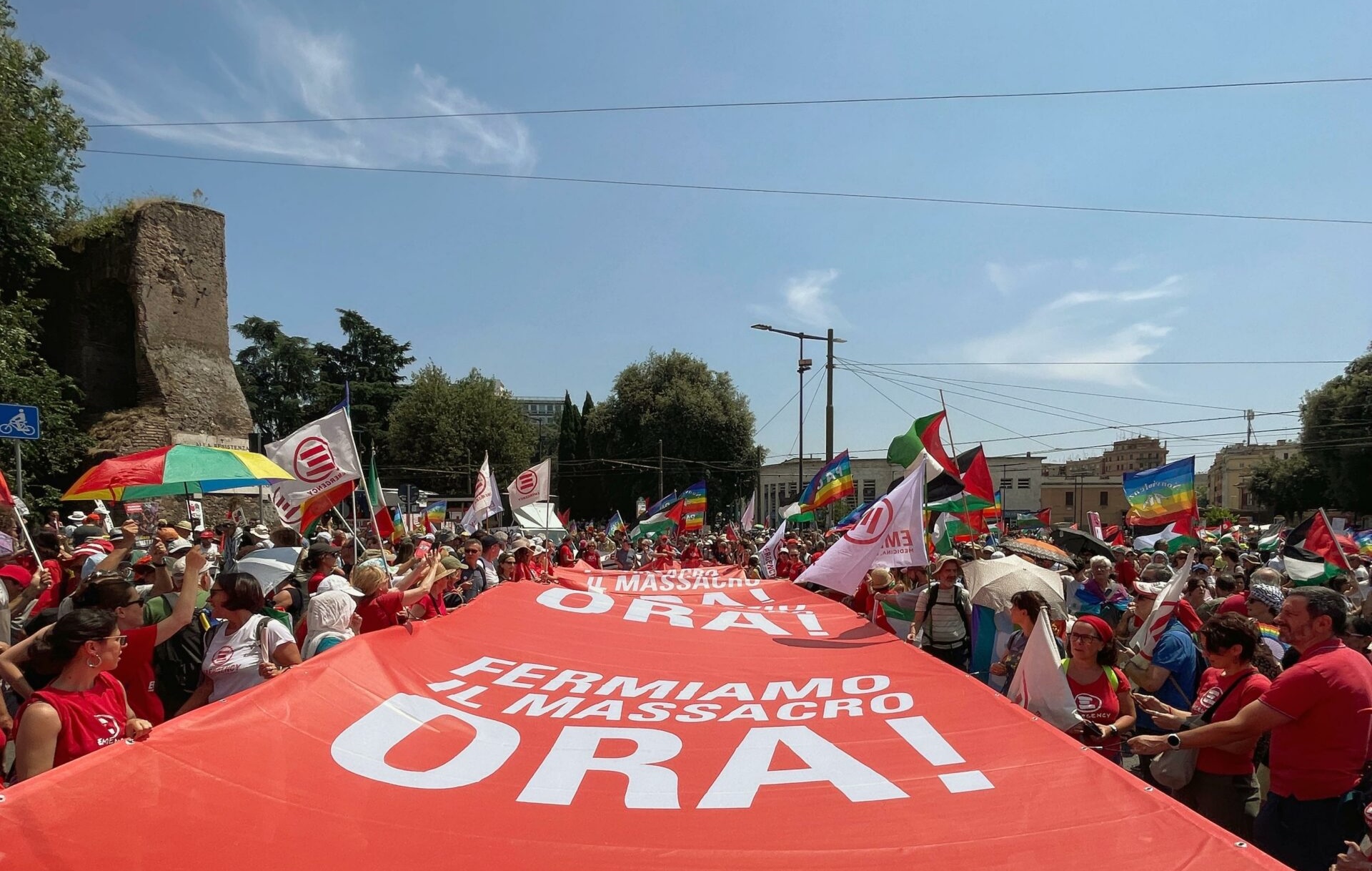 Manifestazione di EMERGENCY per la pace