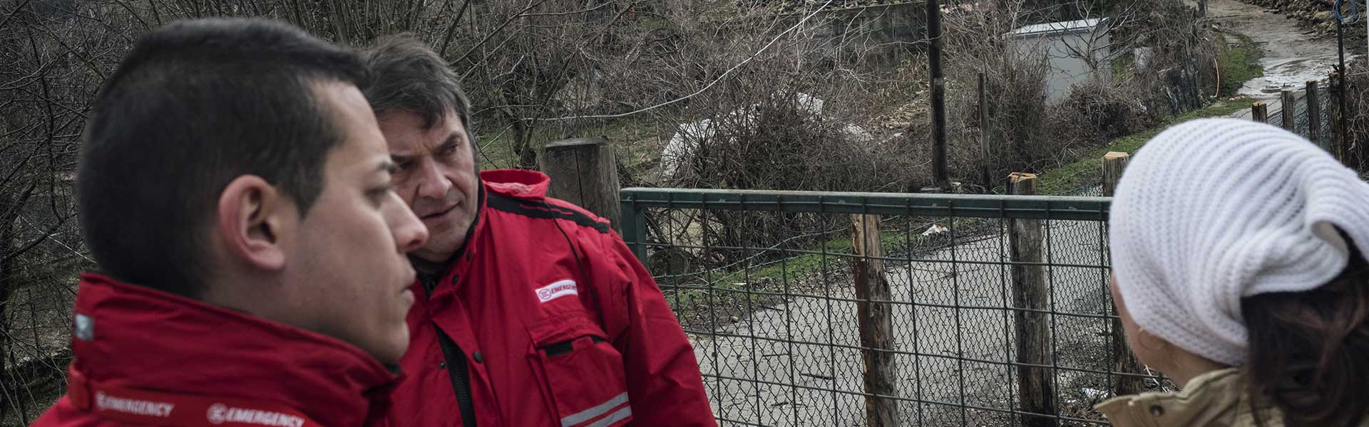 Lo staff delle Unità mobili di EMERGENCY in Italia al lavoro