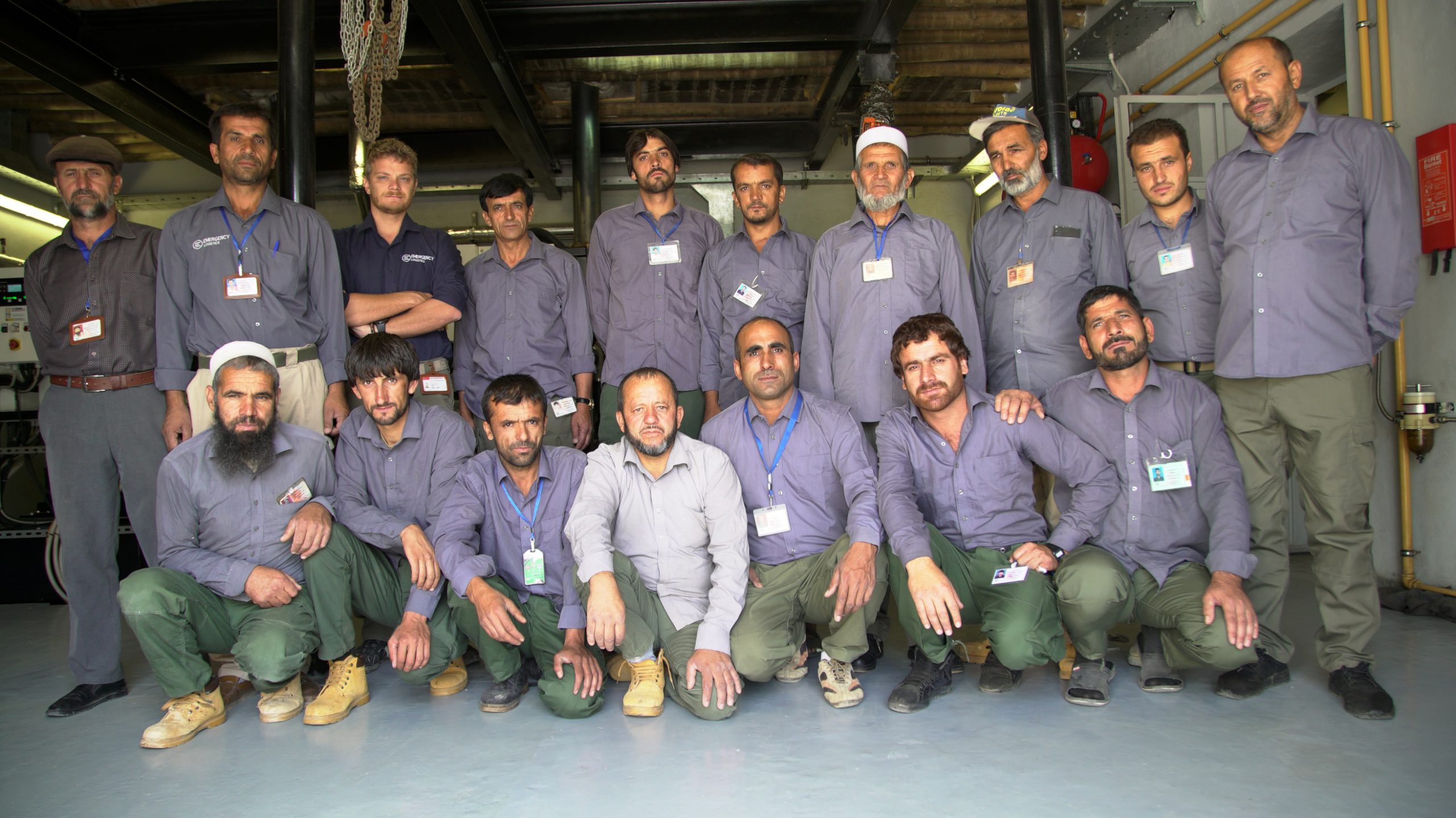 Lo staff ausiliario di EMERGENCY ad Anabah