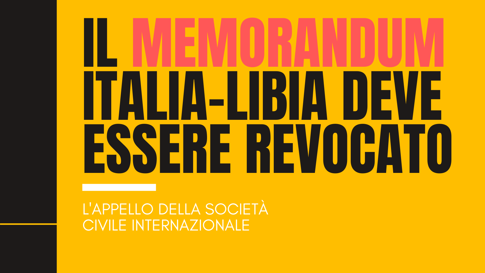 Memorandum Italia-Libia